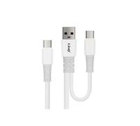 LinQ Câble USB / USB-C vers USB-C 60W Charge et Synchro Longueur 1,2m Blanc