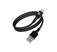 Bigben Connected Câble USB A/USB-C 24 pin 3A 1,2m Fast Charge 15W plastique recyclé à 100 % Noir