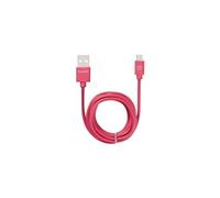 - Câble USB - USB (M) pour Micro-USB de type B (M) - 2.4 A - 1.2 m - rouge