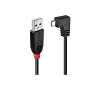 Lindy 31976 câble USB USB 2.0 1 m USB A Micro-USB B Noir