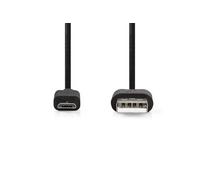 - Câble USB - USB (M) pour Micro-USB Type B (M) - USB 2.0 - 5 m - rond - noir