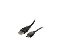 - Câble USB - USB (M) pour mini USB type B (M) - USB 2.0 - 1.8 m - argent