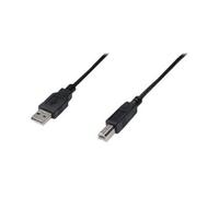 Digitus Câble de connexion USB Type A-B mâle/mâle 3,0 m USB 2.0 conforme Bleu