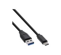 - Câble USB - USB type A (M) pour 24 pin USB-C (M) - USB 3.1 - 3 A - 50 cm - noir