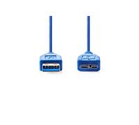 Nedis CCGP61500BU50 câble USB USB 3.2 Gen 1 (3.1 Gen 1) 5 m USB A Micro-USB B Bleu