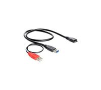 DeLOCK Y - micro USB 3.0 + USB 2.0, Câble en Y