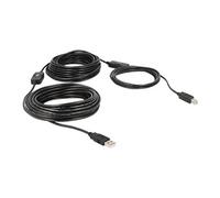 Delock Câble USB USB 2.0 USB-A mâle, USB-B mâle 20.00 m noir certifié UL 83557