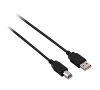 V7 Câble USB 2.0 A mâle vers USB 2.0 B mâle, noir 3m 10ft