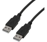 Câble USB - VALUE LINE - A Vers A Mâle - 1 m - Haute Vitesse - Noir