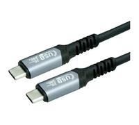 Value Câble USB4 Gen2x2 C-C ST/ST 20 Gbit/s 240W noir 2 m