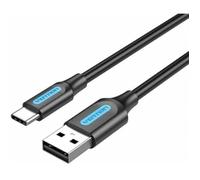Câble USB - VENTION - 2 m - Noir - USB 2.0 - Qualité supérieure