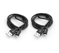 Verbatim Câble USB Sync and Charge – USB (M) vers Micro-USB type B (M) – 1 m – noir – pack de 2