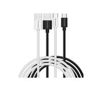 Câble USB - Verbatim - Essentials Sync & Charge - Lot de 2 - 1 m - USB-A vers USB-C 18W