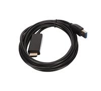 Câble USB vers HDMI de 5,9 Pieds, Câble Adaptateur USB 3.0 vers HDMI Mâle, Câble HDMI 4K pour Moniteur TV Ordinateur pour PS3 pour PS4 pour Xbox One, Prise en Charge UHD 3D
