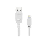 Câble USB vers iPhone iPad iPod Charge & Synchro Quick Charge 2.0 1,2m Blanc