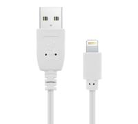 Câble USB vers iPhone iPad iPod Charge & Synchro Quick Charge 2.0 1,2m - Blanc
