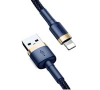 Baseus CALKLF-CV3 câble Lightning 2 m Bleu, Or