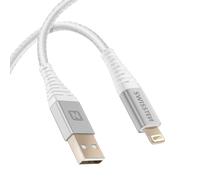Câble USB vers Lightning Aramide Recharge Rapide Blanc