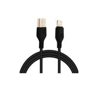 Câble USB Vers Lightning Charge Synchronisation 2m Anti-nouds Noir