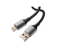 Câble USB vers Lightning Design Tressé Anti-noud Noir