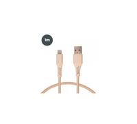 Câble USB vers Lightning - KSIX - B0914ECO02 - Blanc - 1 mètre - Charge et synchronisation