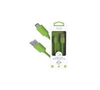 Câble USB vers Micro-USB 2.4A - 1,5 mètres - Collection POP - Vert