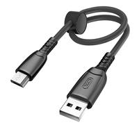 Câble USB vers Micro USB 6A Transfert De Données 480Mbps 25cm XO Noir