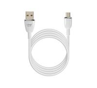 Câble USB vers Micro-USB Fast Charge 3A Synchronisation Longueur 1.2m Blanc