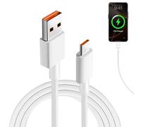 Cable USB Vers USB C, 120W Chargeur Rapide Pour Recharge Et Transfert De Données, 120w Cable Type C 1.5m Compatible Avec Xiaomi 12 Lite 12 X 11t, Redmi Note 11 11s Pro, Poco, Black Shark