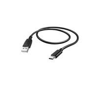 Câble USB vers USB-C 2A Compatible Android Auto et Carplay 0.5m Noir