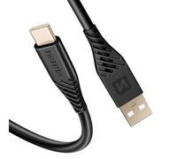 Swissten Câble USB vers USB-C Silicone anti-nœud 60W Noir
