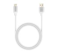 Câble USB vers USB C Fast Charge 3A Synchronisation Longueur 1.5m Argent