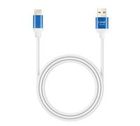 Câble USB vers USB C Fast Charge 3A Synchronisation Longueur 1.5m Bleu