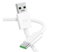 Câble USB vers USB-C Original Oppo DL129 SuperVOOC 65W Blanc 1m