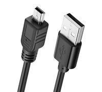 Câble USB vers USB mini B Charge et Synchronisation Longueur 1m Noir