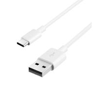 Câble USB vers USB type-C - Blanc - 2m - Charge & Synchro - Compatible tous appareils USB-C