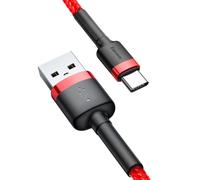 Câble Usb Vers Usb Type C Charge & Synchro Charge Rapide 50cm Baseus - Rouge