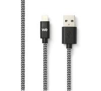 WE - Câble Lightning - Lightning mâle pour USB mâle - 1 m - noir