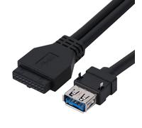 Câble USB3.0, câble pour montage USB, câble pour panneau USB3.0, câble USB3.0 pour carte mère, câble pour montage sur panneau