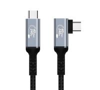 Câble USB4 240W coudé - Charge rapide et transfert de données 40Gbps 0,5 m