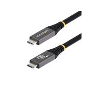 StarTech Câble USB4 1,5 m – 80 Gbit/s, USB‑IF certifié, 240 W PD, 8K/4K, gaine TPE