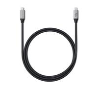Câble USB4 Pro,Certifié USB-IF,Charge De 240W,8K@60Hz/4K@120Hz En Affichage Unique Ou 4K@60Hz En Double,Transfert De Données À 40Gb/S,RétroCompatible Avec Appareils USB-C 2.0 (1,2 m)