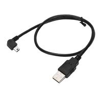 CâBle Usba Vers Mini Usbb MâLe Vers MâLe, Coude D'alimentation à Angle Gauche, Cordon De Charge Pour Pc