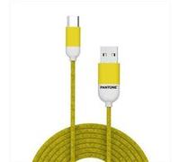 Pantone Câble USB-C 3A en caoutchouc 1 mètre Jaune G