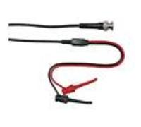 Cable - Velleman - coaxial 1m - bnc male + 2 grip-test miniatures