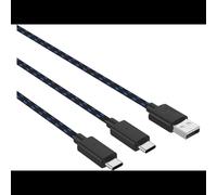 Câble Venom VS5002 pour PlayStation 5 longueur 3m noir et bleu compatible manette et accessoires