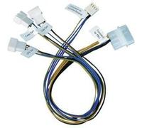 ventilateur PC Câble de raccordement [3x ventilateur PC mâle 3 pôles, ventilateur PC mâle 4 pôles - 1x Alimentation IDE mâle