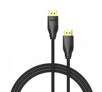 Câble DisplayPort 1.4 8K DP vers DP Coton Tressé - 5m - Couleur Noir
