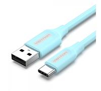 Câble Vention USB-A Mâle vers USB-C Mâle - 1m - 3A 60W 480Mbps - Couleur Bleu