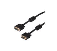 Câble VGA 15 brochesM/15 brochesM 15 m 2 x ferrite